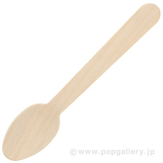 木製カトラリー（スプーン）14cmシリーズ 100個入