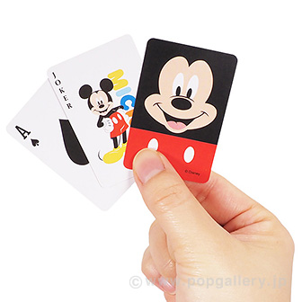 ディズニー顔柄カラフルミニトランプ