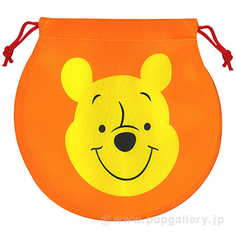 ディズニー顔柄まんまる巾着