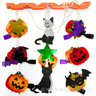 バリューハロウィンパーティープリーツハンガー