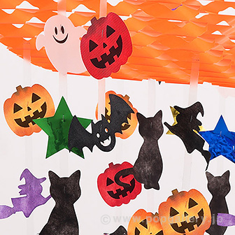 バリューハロウィンパーティープリーツハンガー