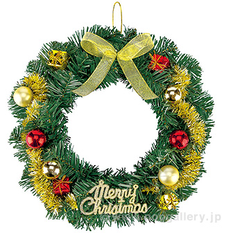 30cmバリューゴールドリース