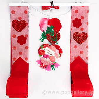 母の日プレゼントプリーツ2連ペナント