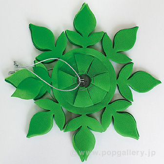 不織布リーフガーランド