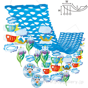 こいのぼりプリーツハンガー