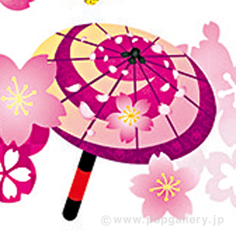 レトロ桜プリーツハンガー