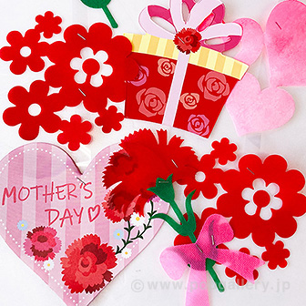 カーネーションハートガーランド