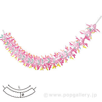 カラフル蝶々ガーランド