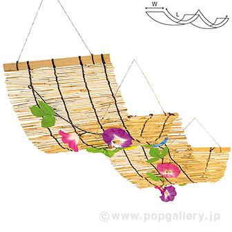 朝顔スダレペナント