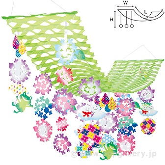 雨傘かえるプリーツハンガー