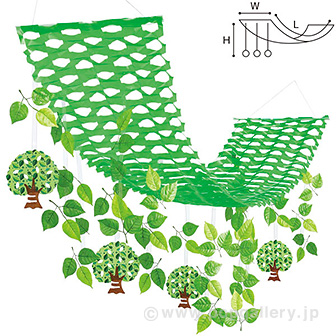 若葉リーフプリーツハンガー