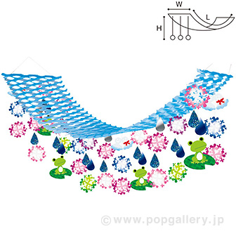 お出かけカエルプリーツハンガー