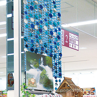 ブルードットプリーツハンガー