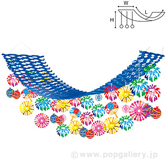 きらめき花火プリーツハンガー