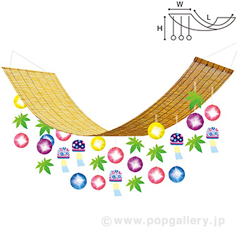 風鈴朝顔スダレハンガー