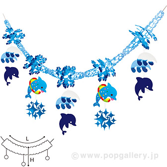 ジャンプイルカガーランド