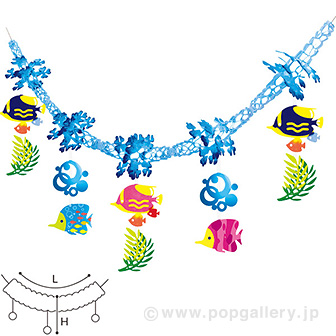 アクアマリンガーランド