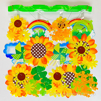 ひまわり畑プリーツハンガー