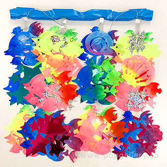 キラキラマリンプリーツハンガー