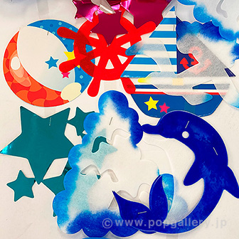 マリンイルカプリーツハンガー