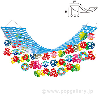 トロピカルオーシャンプリーツハンガー