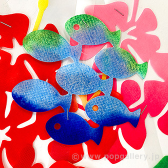 トロピカルオーシャンプリーツハンガー