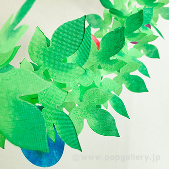 朝顔リーフガーランド