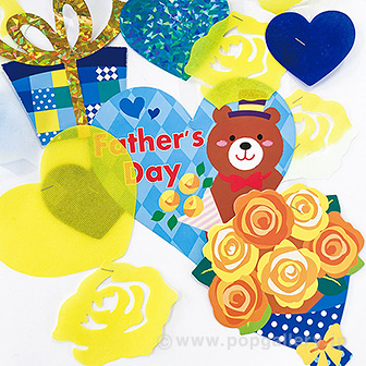 父の日ブーケプリーツハンガー