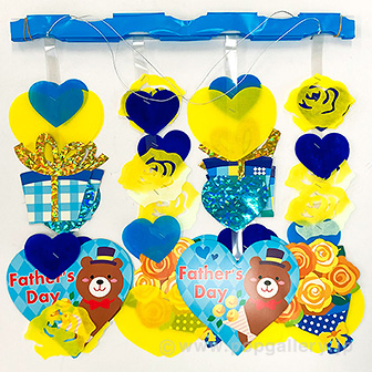 父の日ブーケプリーツハンガー