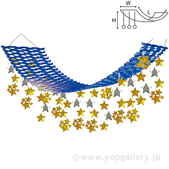 満天星空プリーツハンガー