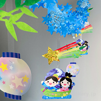 七夕笹舟ガーランド