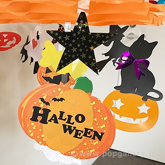 ハロウィンキャットプリーツハンガー