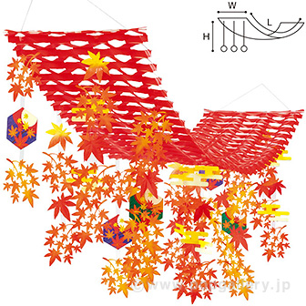 いろはもみじプリーツハンガー