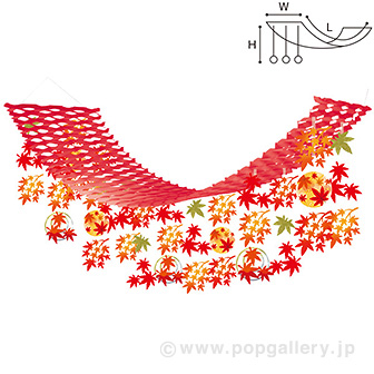 水面もみじプリーツハンガー