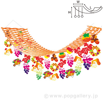 とれたて味覚プリーツハンガー