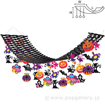 ウィッチハロウィンプリーツハンガー