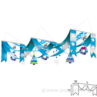 ウインターリースプリーツ2連ペナント