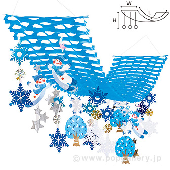 フライングスノーマンプリーツハンガー