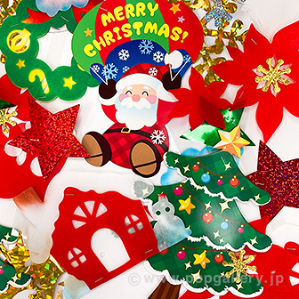 ふわふわサンタプリーツハンガー