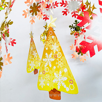 ウォームキラキラスノーツリーセンター