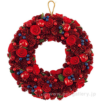 レッドナチュラルリース