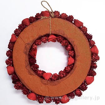 レッドナチュラルリース