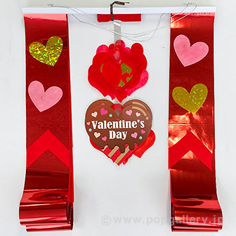 ハートチョコプリーツ2連ペナント