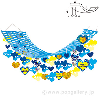 ハッピーホワイトデープリーツハンガー