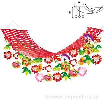 めでたいお正月プリーツハンガー