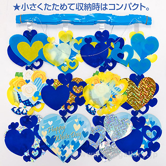 ホワイトデーローズプリーツハンガー