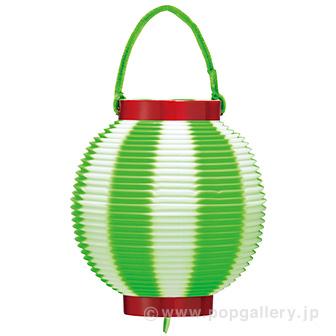 ポリ豆提灯（コンビ） グリーン GR(グリーン)