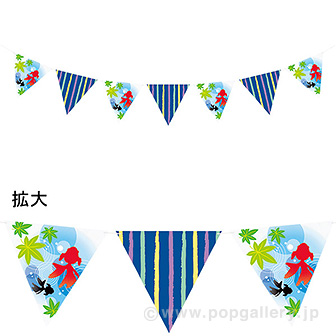 涼風金魚フラッグガーランド