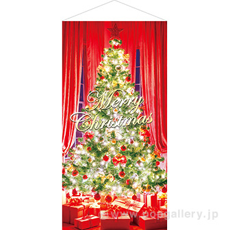 エレガントクリスマスタペストリー 防炎加工 季節装飾 販促物 販促通販の Pop Gallery ポップギャラリー