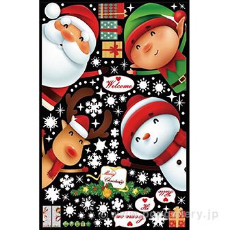 ウォール＆ウインドーステッカー（サンタフレンズ）